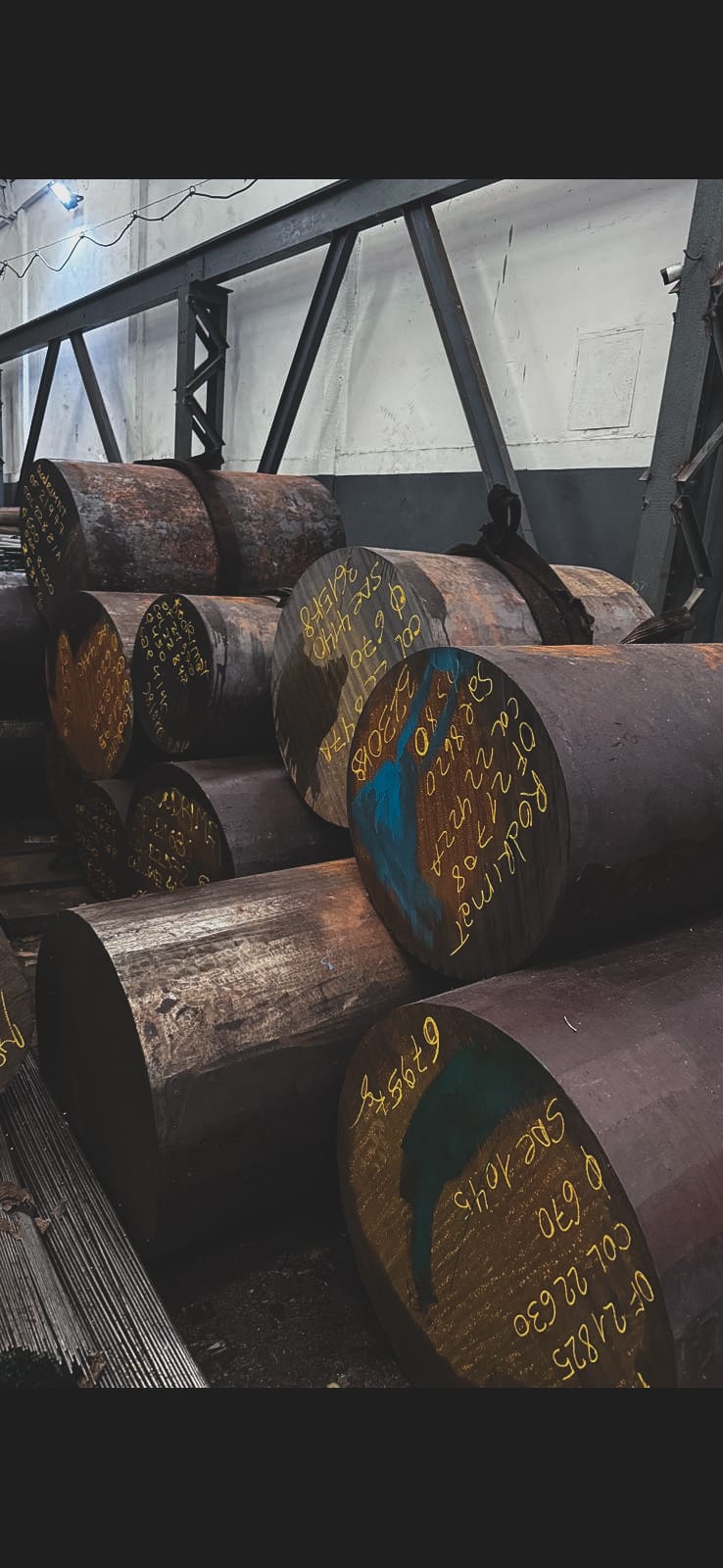 Barras de acero forjado de gran diámetro SAE 4140 y 1045 en stock – Rodrimat Aceros, Buenos Aires